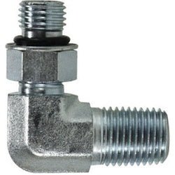6806NWO3232 90 deg Elbow, 2 - 1/2 in Male ORB x 2 in MIP, Steel - GetHydraulics.com