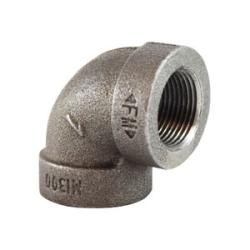 68108 90 deg Elbow, 2 in FPT x 2 in FPT, Iron, Galvanized, XH Schedule, 300 lb - GetHydraulics.com