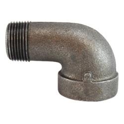 68165 90 deg Street Elbow, 1 in MPT x 1 in FPT, Iron, Galvanized, XH Schedule, 300 lb - GetHydraulics.com