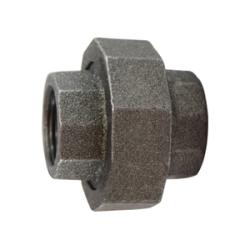 69611 Union, 4 in FPT x 4 in FPT, Iron, Black, XH Schedule, 300 lb - GetHydraulics.com