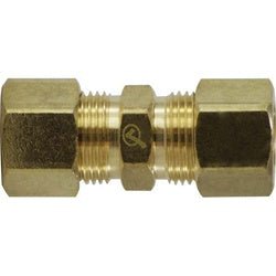 700062 - 02 Union, 1/8 - in Compression x 1/8 - in Compression, Brass - GetHydraulics.com