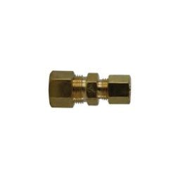 700082 - 0504 Reducing Compression Union, 5/16 in Compression x 1/4 in Compression, Lead - Free Brass - GetHydraulics.com