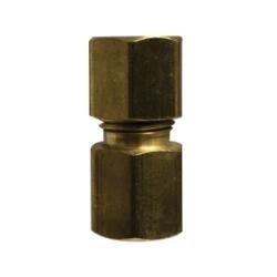 700093 - 0404 Adapter, 1/4 - in Compression x 1/4 - in Female Flared, Brass - GetHydraulics.com