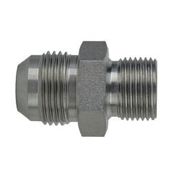 7002 - 12 - 08 Connector, 3/4 - in Male JIC x 1/2 - in Male BSPP, Steel - GetHydraulics.com