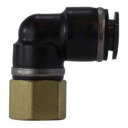701008SC D.O.T. 90 - deg Female Elbow, 5/8 - in Push - to - Connect x 1/2 - in Female NPT, Composite - GetHydraulics.com