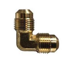 704055 - 10 90 - deg Union Elbow, 5/8 - in 45 - deg Flared x 5/8 - in 45 - deg Flared, Brass - GetHydraulics.com