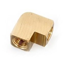 706100 - 06 Barstock 90 - deg Elbow, 3/8 - in FPT x 3/8 - in FPT, Brass - GetHydraulics.com