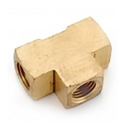 706101 - 12 Barstock Tee, 3/4 in FPT x 3/4 in FPT x 3/4 in FPT, Brass - GetHydraulics.com
