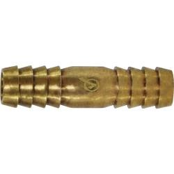 707014 - 06 Splicer, 3/8 - in Hose Barbed x 3/8 - in Hose Barbed, Brass - GetHydraulics.com