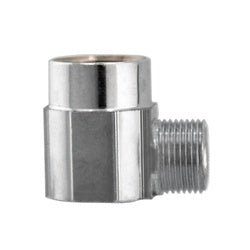 70SC - 8 90 - deg Elbow, 3/8in Compression x 1/2in Sweat, Nickel - Plated Brass - GetHydraulics.com