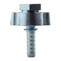 73011 Ground Joint Coupling With Wing Nut and Female Spud, 4 in Hose Barbed x 4 in Female Spud - GetHydraulics.com