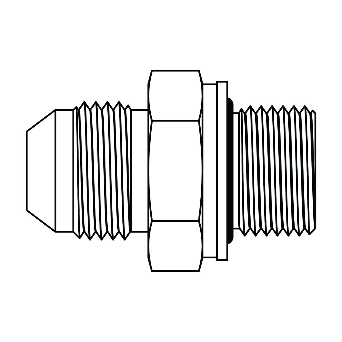 7400 - 12 - 27X1.5 JIC to Metric - GetHydraulics.com