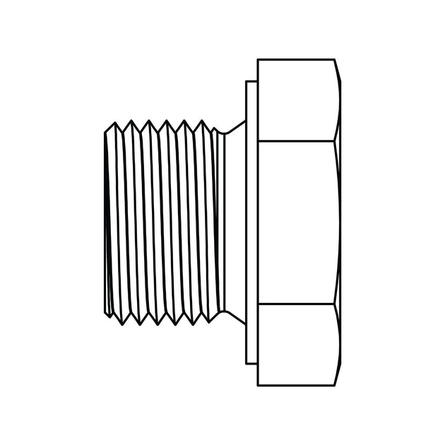 7408 - 08 Metric Hex Head Plug - GetHydraulics.com