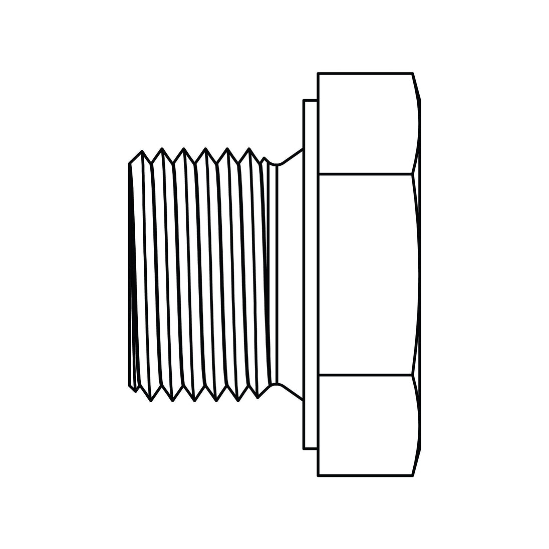 7408 - 26 Metric Hex Head Plug - GetHydraulics.com