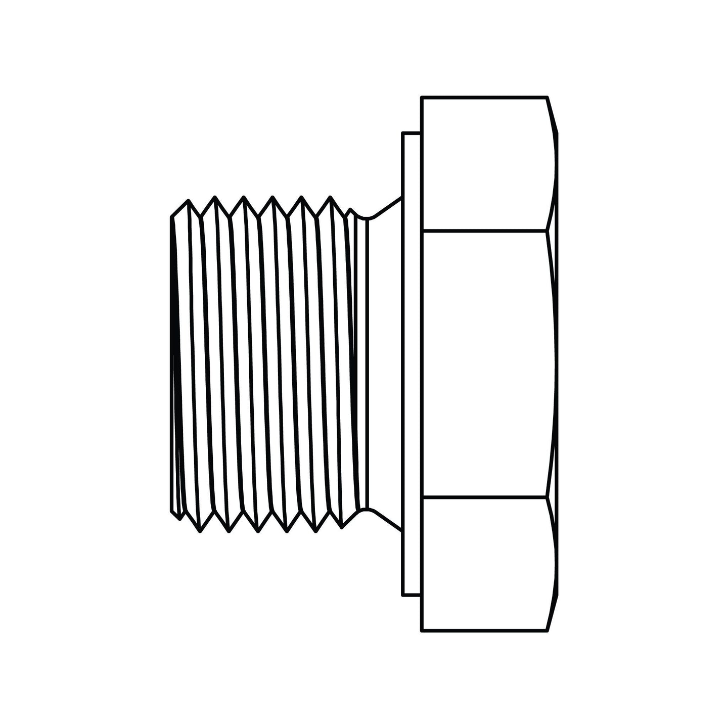 7408 - 26 Metric Hex Head Plug - GetHydraulics.com
