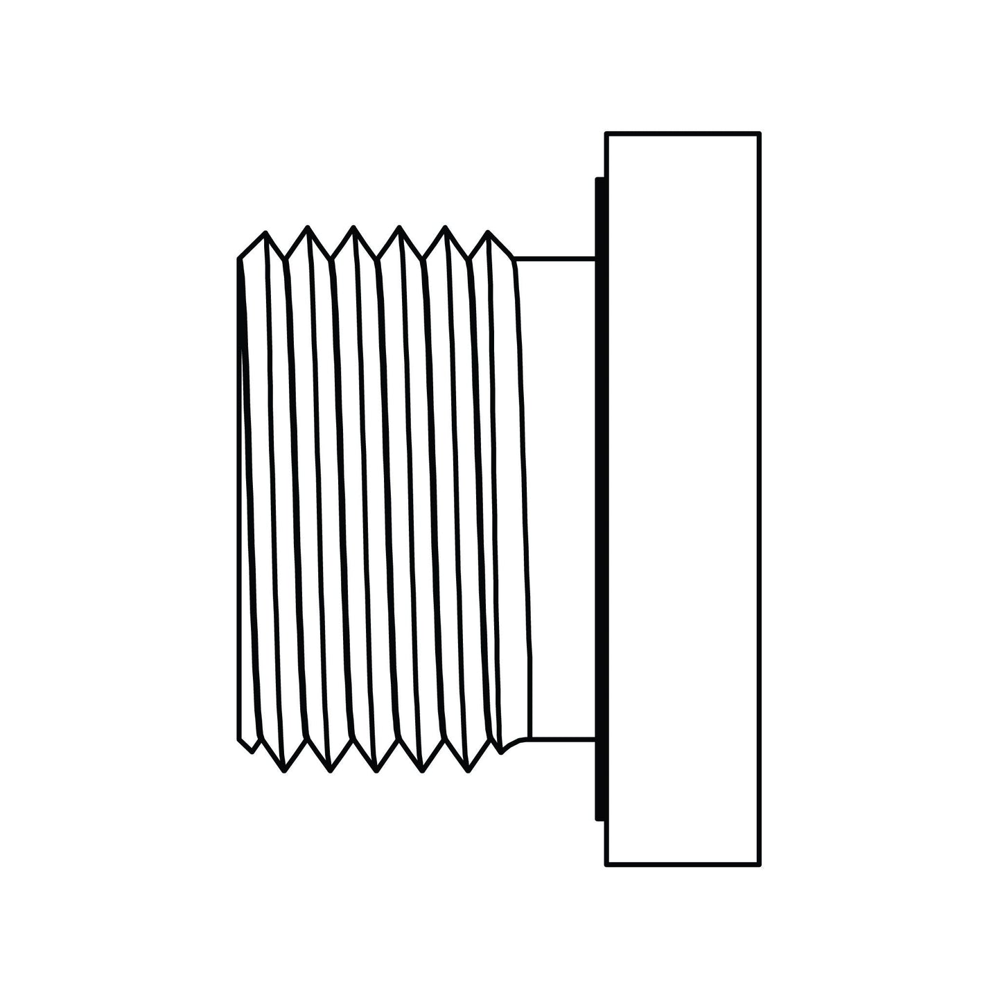7408 - HHP - 08 Metric Hollow Hex Plug - GetHydraulics.com