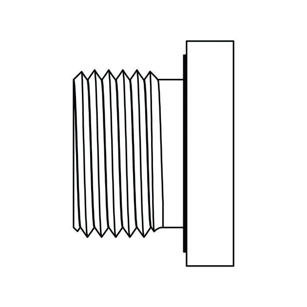 7408 - HHP - 33 Metric Hollow Hex Plug - GetHydraulics.com