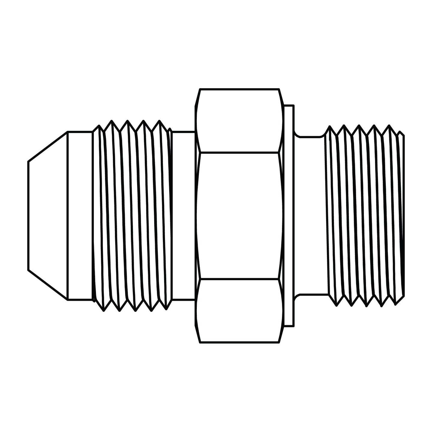 7420 - 10 - L18 - 26 JIC to Metric Dual Purpose - GetHydraulics.com