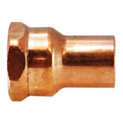77420 Adapter, 1/2 in FTG x 1/2 in FPT, Copper - GetHydraulics.com