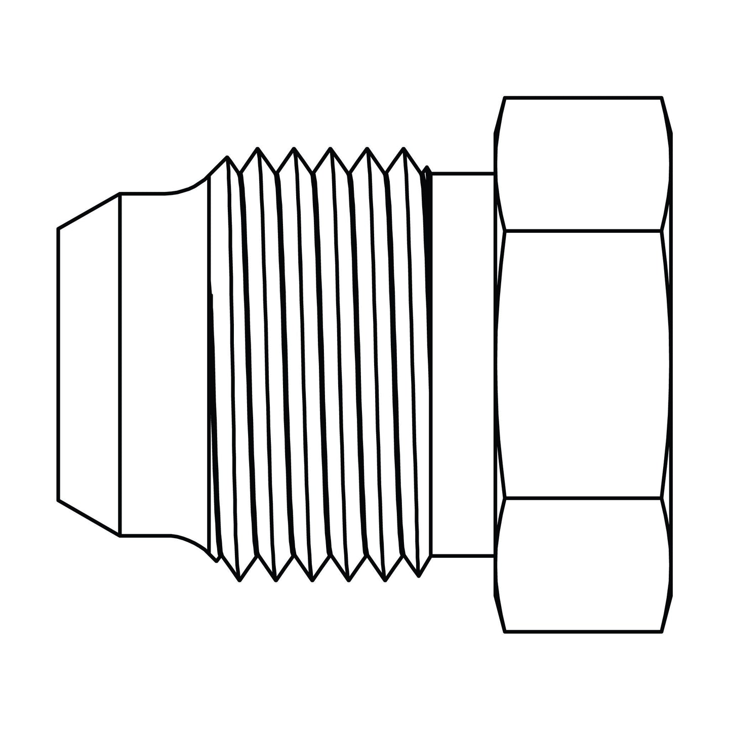 7862 - 30 Komatsu Plug (30 Seat Metric Thread) - GetHydraulics.com