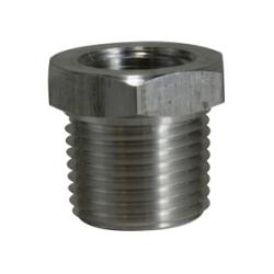 79500 Pipe Bushing, 1/4 in MPT x 1/8 in FPT, Aluminum - GetHydraulics.com