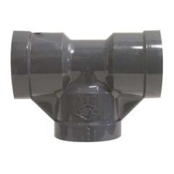 805012 Pipe Tee, 1 - 1/4 - in FPT x 1 - 1/4 - in FPT x 1 - 1/4 - in FPT, Sch80 PVC - GetHydraulics.com