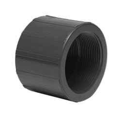 830015 Pipe Coupling, 1 - 1/2 - in FPT x 1 - 1/2 - in FPT, Sch 80 PVC - GetHydraulics.com