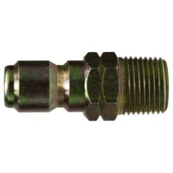 86041 Quick Disconnect Straight Through Plug, 3/8 in, MPT - GetHydraulics.com