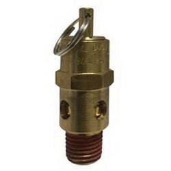 87003 Safety Valve, 1/4 in Nominal, MPT, 140 cfm, 150 psi Pressure, Brass Body - GetHydraulics.com