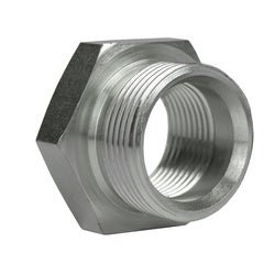 9023 - 08 - 04 Reducer Bushing, 1/2 - in Male BSPP x 1/4 - in Female BSPP, Steel - GetHydraulics.com