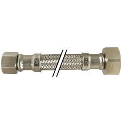 922136 Lavatory Connector, 36 - in L, 3/8in Compression x 1/2in FPT, Stainless Steel - GetHydraulics.com