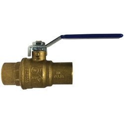 940212LF Ball Valve, 1/2 in Nominal, C x C, 600 psi WOG Pressure, - 20 to 248 deg F - GetHydraulics.com
