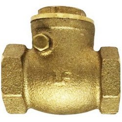 940360LF Swing Check Valve, 4 in Nominal, FIP x FIP, Brass Body, Import - GetHydraulics.com