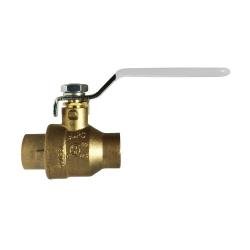 941171LF Ball Valve, 4 in Nominal, Sweat x Sweat, 600 psi WOG Pressure, - 40 to 365 deg F - GetHydraulics.com