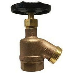 942100 Bent Nose Garden Valve, 1/2 x 1/2 in Nominal, FIP x MGH, Brass Body - GetHydraulics