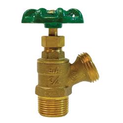 942134LF Angle Hose Boiler Drain Valve, 1/2 x 3/4 in Nominal Pipe, MIP Connection - GetHydraulics.com