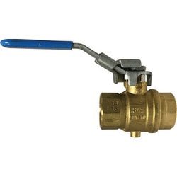 948133 Vented Exhaust Ball Valve with 10/32 UNP Tap, 1/2 in Nominal, FPT x FPT - GetHydraulics.com