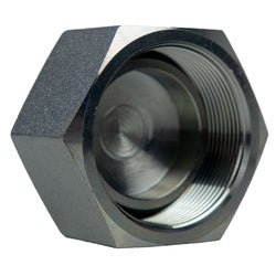 9644 - C - 10 BSPP Cap, 5/8 - in Female BSPP Swivel, Steel - GetHydraulics.com