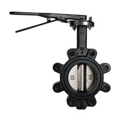 9660L12 Butterfly Valve, 12 in Nominal, Ductile Iron Body - GetHydraulics