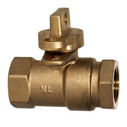 970260 Curb Stop Ball Valve, 3/4 - in Nominal, FIP x FIP, Lead - Free Bronze - GetHydraulics.com