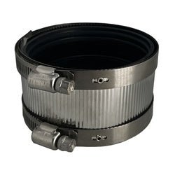 970810 No - Hub Coupling, 1 - 1/2 in, Rubber/Stainless Steel - GetHydraulics.com