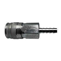99871S Universal Hose ID Coupler, 3/8 - in Body, 3/8 - in Hose Barb, Steel - GetHydraulics.com