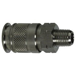 99873SS Universal Male Coupler, 3/8 - in Body, 3/8 - in Male NPT, Stainless Steel - GetHydraulics.com