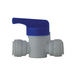 20905P Shut-Off Valve, 3/8 x 3/8 in Nominal, Push-In x MNPT, 170 psi Pressure