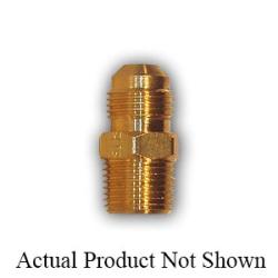 48-1612 Adapter, 1 in SAE 45 deg Male Flared x 3/4 in MPT, Brass
