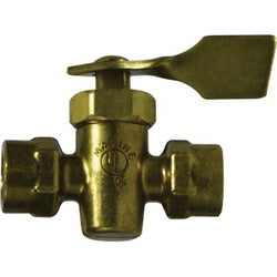 46411M Solid Bottom Fuel Valve, 1/4 x 1/4 in Nominal, FPT x FPT, 30 psi Pressure