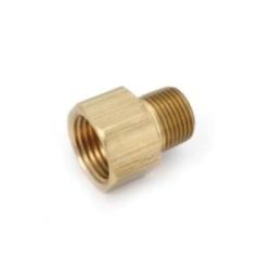 706120-0202 Pipe Adapter, 1/8-in FPT x 1/8-in MPT, 0.83 in, Brass