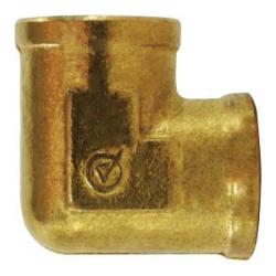 706200-02 90 deg Pipe Elbow, 1/8 in FIP x 1/8 in FIP, Brass