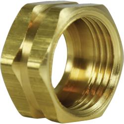 707406-12 Cut Hex Nut, 3/4 in FGH, Brass