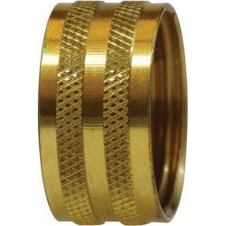 707407-12 Knurled Nut, 3/4 in FGH, Brass